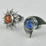 Sun and Moon Earrings