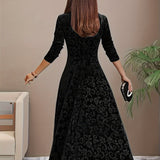 Nicola™ Elegant Velvet Dress