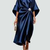 Lona™ Elegantne Pikk Satiin Kleit