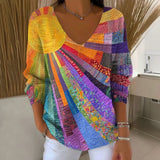 Maja | Vintage Šarena Patchwork T-särk