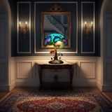Boho šikk seene lillelamp