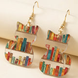 Vintage colorful earrings with cats