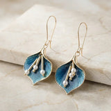 Vintage Earrings Beads and Flowers