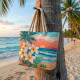 Tropical Vibe Padded Beach Bag