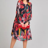 Florinda™ Elegantne Lilleline Kleid