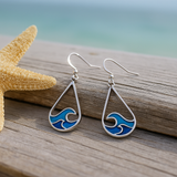 Aretes Onda de Agua Roxy
