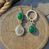 Silver drop earrings Sabrina