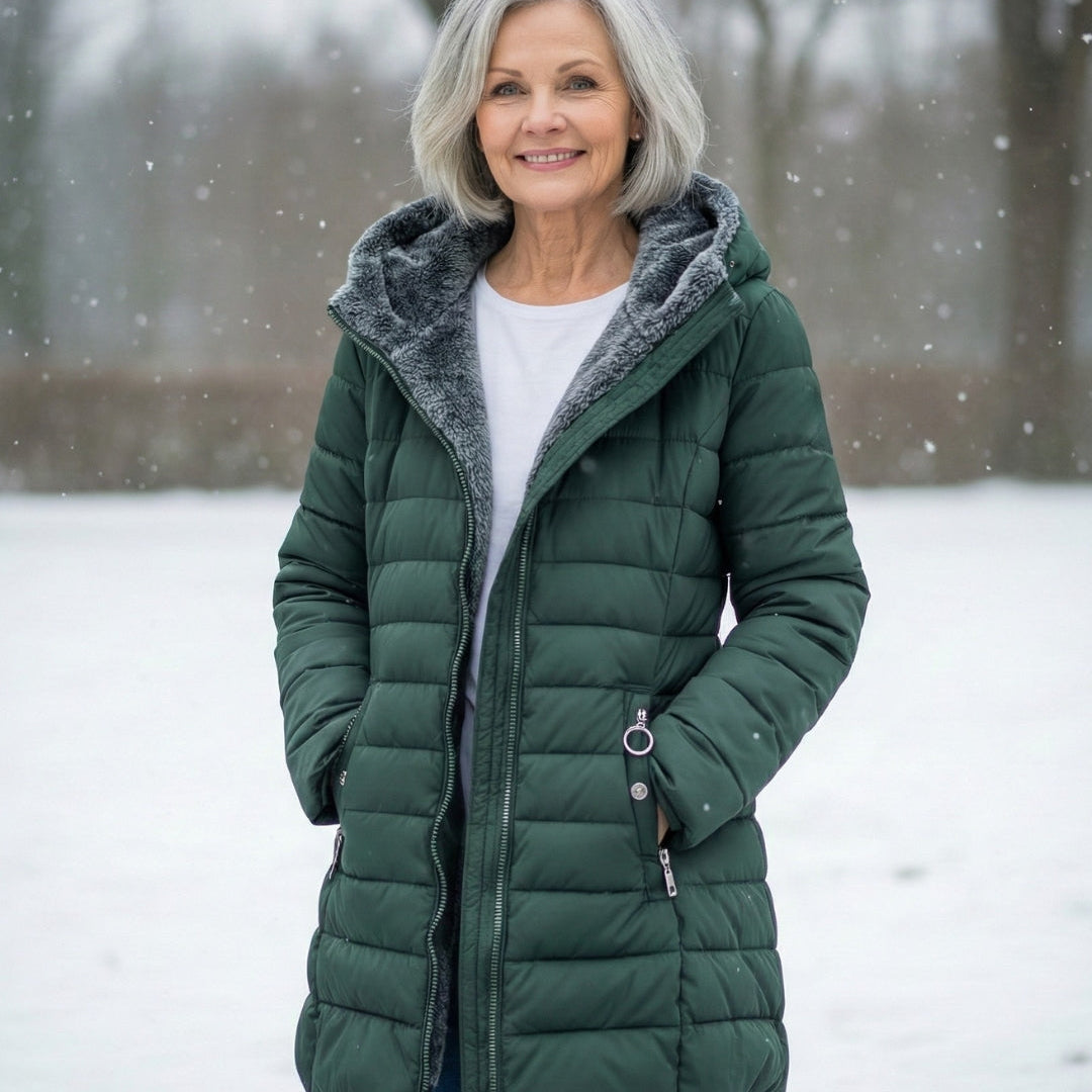 Aada™ | Puffer jakk flise voodriga