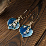Vintage Earrings Beads and Flowers
