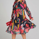 Florinda™ Elegantne Lilleline Kleid