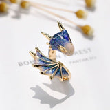 Blue Dragoni sõrmus tähistaevaga