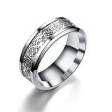 Stainless Steel Dragon Ring