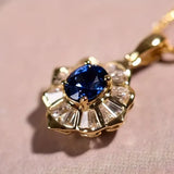 Blue Gold Necklace