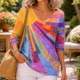 Maja | Vintage Šarena Patchwork T-särk