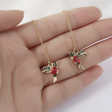 Hummingbird necklace