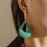 Vintage turquoise earrings with pendants