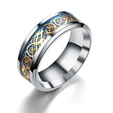 Stainless Steel Dragon Ring