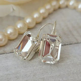 Classic white glass buckles