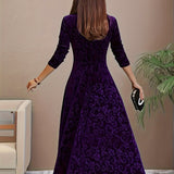 Nicola™ Elegant Velvet Dress
