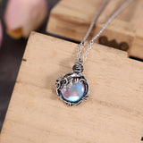Necklace María with a moonstone