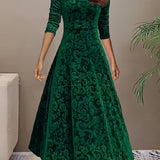 Nicola™ Elegant Velvet Dress