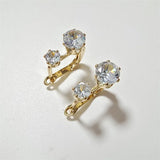 European and American cubic zirconia earrings