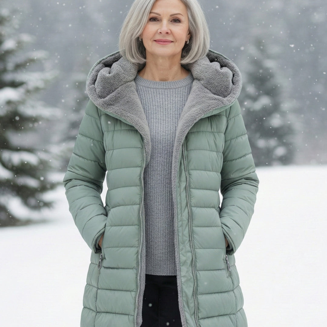Aada™ | Puffer jakk flise voodriga
