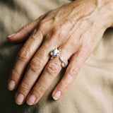 Adjustable 925 Sterling Silver Cat Ring