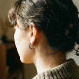 Silver Cradle Earring