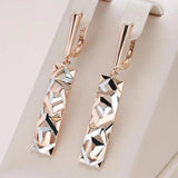Elegant Gold and Silver Square Pendants