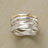 Vintage Oco Ring Gold and Silver