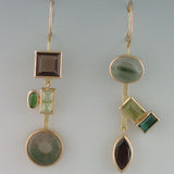 Vintage Crystal Forest Earrings