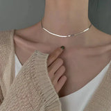 Silver necklace