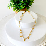 Necklace Melita with a heart pendant