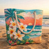 Tropical Vibe Padded Beach Bag
