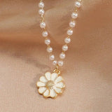 Margarita with a pearl pendant