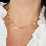 Necklace Melita with a heart pendant