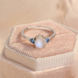 Louisa moonstone ring