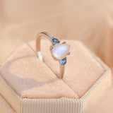 Louisa moonstone ring