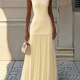 Shania™ Pleated Maxi Kleid