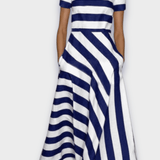 Noelle | Striped elegant dress