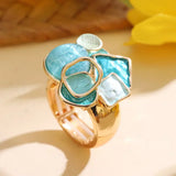 Floral Abstract Ring