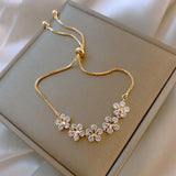 Golden Crystal Margarita Bracelet