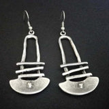 Geometric earrings with a special shape
