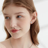 Cat Cuddle Earrings in Silver and Gold