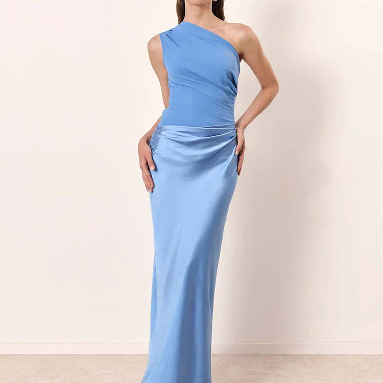 Seana™ Ühe Õla Maxi Kleid