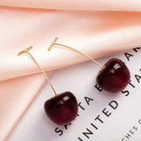 Dear cherry earrings