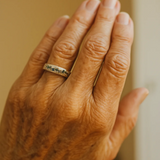 Old golden coloured ring
