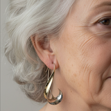 Golden vintage earrings