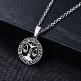 Cancer symbolic pendant in stainless steel